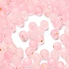 Frosted Transparent Acrylic Beads OACR-F013-13B-1