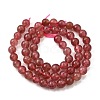 Natural Strawberry Quartz Beads Strands G-L621-B09-6mm-3