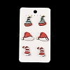 Christmas Theme Stud Earrings Set EJEW-U016-05P-04-1