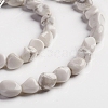 Natural Howlite Beads Strands G-D0002-B34-3