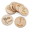 Basswood Milestone Cards WOOD-TA0001-41C-10