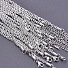 304 Stainless Steel Rope Chain Necklaces HK1037-1-1