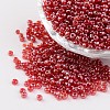 Round Glass Seed Beads X-SEED-A006-3mm-105B-1