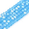 Transparent Glass Beads Strands LS-EGLA-A044-T4mm-MB08-1