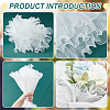 Organza Gauze Pleated Lace Trim OCOR-WH0092-23C-4