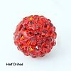 Polymer Clay Rhinestone Beads X-RB-H258-HD8mm-227-2