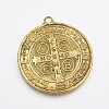 Tibetan Style Alloy Big Pendants X-TIBEP-A17171-AG-FF-3