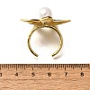 Brass Cuff Rings for Women RJEW-Q008-05G-3