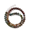 Natural Grey Agate and Indian Agate Beads Strands G-B095-A05-01-5