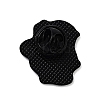 Black Alloy Brooches JEWB-C032-06A-EB-2