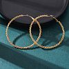 304 Stainless Steel Hoop Earrings EJEW-S250-02A-G-2