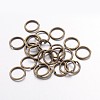 Open Jump Rings Brass Jump Rings JRC10MM-AB-1