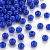 Opaque Acrylic Beads X-MACR-S370-C6mm-10-1