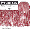 Olycraft 5M Sparkle Polyester Tassel Lace Trim OCOR-OC0001-38B-2