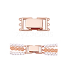 1Pc 925 Sterling Silver Fold Over Clasps STER-PH0004-13-7