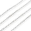 Tarnish Resistant 304 Stainless Steel Cable Chains CHS-L024-018P-3