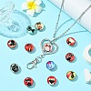 SUNNYCLUE DIY Interchangeable Dome Office Lanyard ID Badge Holder Necklace Making Kit DIY-SC0021-97C-2