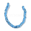 Handmade Evil Eye Lampwork Beads Strands LAMP-A007-02A-03-2