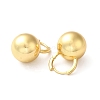 Brass Round Ball Hoop Earrings for Women EJEW-Q024-03G-2