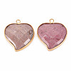 Natural Rhodochrosite Pendants G-N326-124B-2