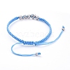 Adjustable Nylon Thread Braided Bead Bracelets BJEW-JB05289-02-2