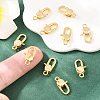 SHEGRACE Brass Lobster Claw Clasps XGR0014G-50G-4