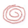 Natural Argentine Rhodochrosite Beads Strands X-G-F619-25-3mm-2