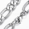 Non-Tarnish Trendy Men's Figaro Chain Necklaces NJEW-L450-06B-1