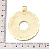 Flat Round Rack Plating Alloy Big Pendants FIND-N005-43G-3