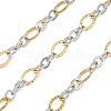 Two Tone 304 Stainless Steel Link Chains CHS-G052-02GP-1