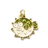 Brass Enamel Pendants KK-P338-07B-G04-1