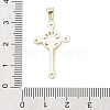 Real 18K Gold Plated Brass Micro Pave Cubic Zirconia Pendants KK-A209-08G-01-3