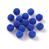 Opaque Resin Beads RESI-WH0021-51B-2