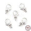 925 Sterling Silver Lobster Claw Clasps STER-Z001-101S-4