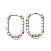 304 Stainless Steel Hoop Earrings for Women EJEW-M068-08B-P-4