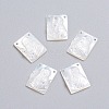 Natural White Shell Mother of Pearl Shell Pendants SSHEL-I024-06-1