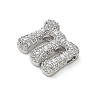 Brass Micro Pave Cubic Zirconia Pendants KK-A300-02P-M-2