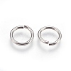 Tarnish Resistant 304 Stainless Steel Open Jump Rings A-STAS-P212-25P-17-2