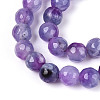 Dyed Natural White Jade Beads Strands X-G-T139-6mm-60-14-3