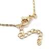 Brass Pendant Necklaces NJEW-S385-05B-G-4