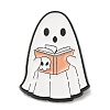 Halloween Theme Ghost Enamel Pin JEWB-E023-06EB-02-1