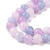 Natural Aquamarine & Rose Quartz & Amethyst Beads Strands G-H280-02C-4