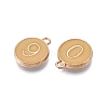 Light Gold Plated Alloy Enamel Charms ENAM-T010-07G-2