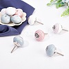 10Pcs 5 Colors Printing Porcelain Drawer Knobs FIND-PH0001-11-2