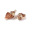 Natural Sea Shell Pendants SSHEL-N038-45-2