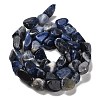 Natural Sodalite Beads Strands G-P497-01E-55-3