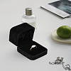 Square Flocking Finger Ring Packing Boxes with Flip Lids CON-WH0085-138A-3