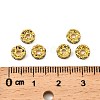 Brass Rhinestone Spacer Beads RSB028NF-10G-2