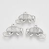 Tibetan Style Alloy Pendants X-TIBEP-T009-44AS-RS-1
