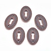 Tibetan Style Alloy Links connectors TIBE-A35130-R-NR-1